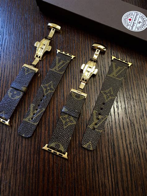 louis vuitton iwatch bands|real Louis Vuitton watch band.